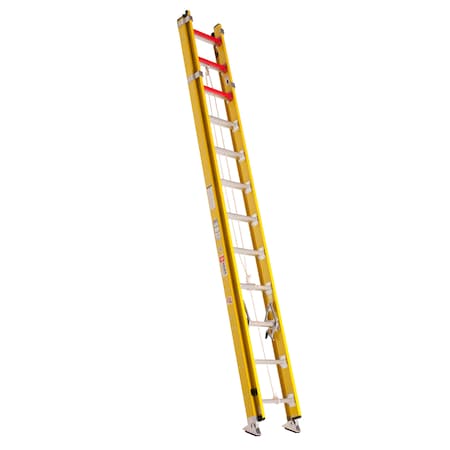 Bauer Ladder 24' Fiberglass Extension Ladder, 375 lb Capacity 31524